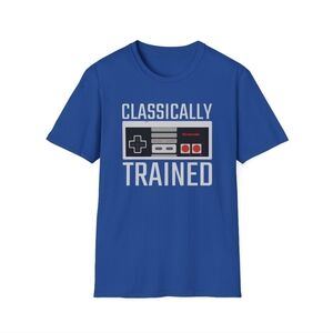 Nintendo Blue 'Classically Trained' T-Shirt Size XL